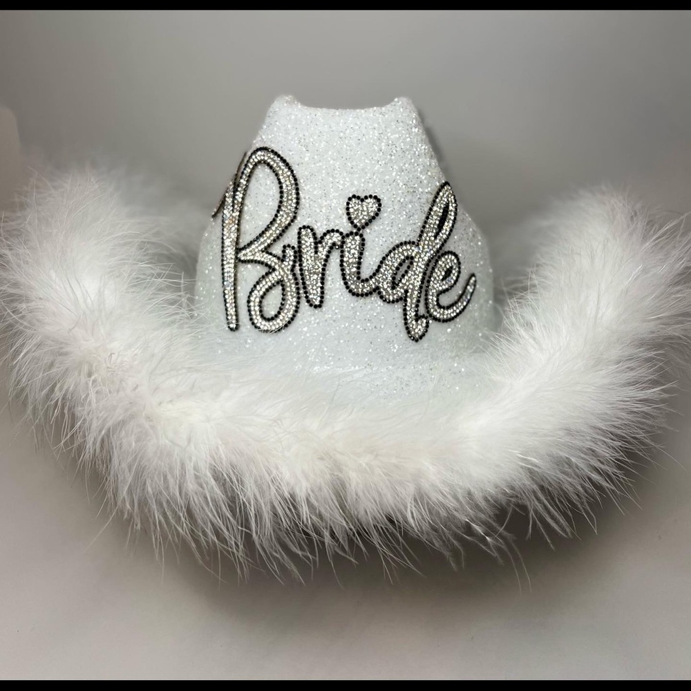 Bride Cowgirl hat